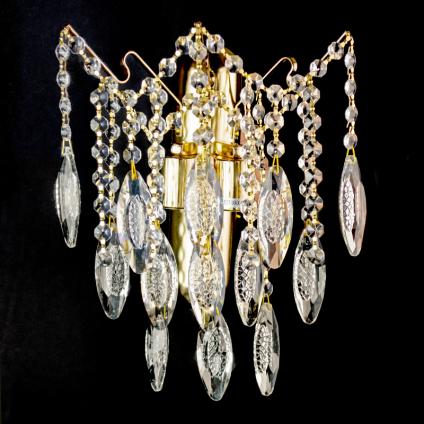 Бра E2049/2W FGD золото 2х60W E27 h330, QH21 У1